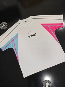 Men's Short Sleeve Sporty T-Shirt Sublimation Print Quick Dry O-Neck Regular Fit <b>White</b> Pink Blue <b>Tshirt</b> For Men - Product Image 3