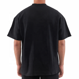เสื้อยืดสตรีทแวร์คุณภาพสูง 275GSM ผ้าฝ้าย 100% ทรงโอเวอร์ไซส์ แขนสั้น พิมพ์ลาย ระบายอากาศได้ดี สำหรับผู้ชาย - Product Image 4