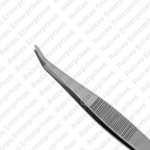 Pinzas Quirúrgicas Manuales de Acero Inoxidable con Puntas Curvas para Uso Médico en Quirófano, Instrumento de Clase I con Certificación CE - Product Image 6