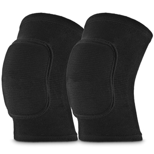 Genouillères personnalisées en EVA noir rembourrées pour la lutte, le volley-ball, le basketball, protection contre les chocs, genouillères élastiques - Product Image 5