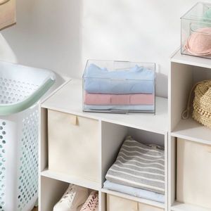 Cesto per Bucato in Vimini Trasparente Espandibile Multiuso, Pratico Contenitore per Uso Quotidiano - Product Image 4