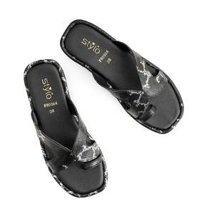 Sandalias de tacón formales negras para mujer FR0564 - Product Image 1