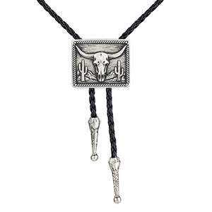 Cravates bolo pour femmes, fabriquées sur mesure par le fabricant, en alliage de zinc plaqué or, ornées de strass tendance. - Product Image 6