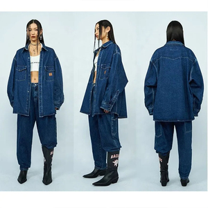 Fashion Trend Men's Denim Shirt - Streetwear Oversized Jean <b>Jacket</b> Shirt with Distressed Detail - Product Image 4