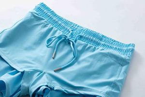 Shorts de sport 2-en-1 en molleton 100 % coton respirant et écologique pour femmes et filles, séchage rapide, élastiques, pour la course et le tennis – Vente en gros - Product Image 5