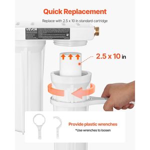 Sistema de Filtración de Agua para Autocaravanas de 2 Cartuchos, Filtro de Agua para Campistas al Aire Libre para Eliminar Sedimentos, Cloro, Malos Sabores, Olores y Mosquitos - Product Image 6