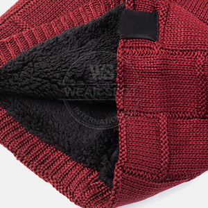 Design Your Own Style Beanie Hat Best Quality 100% Wool Custom Made Design Jacquard Beanie Hats By Wearspot International - Product Image 5