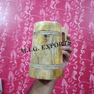 Meilleure Vente 2026 – Tasse en Bois de Luxe Écologique Style Américain – Bois d'Acacia, Mangue, Pin, Sheesham Rouge – Portable et Prête à Voyager M.I.G. - Product Image 2