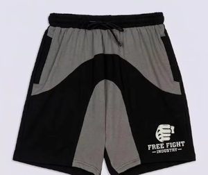 Pantalones Cortos de Boxeo para Hombre con Logotipo Personalizado, Paneles de Dos Tonos, Transpirables, de Secado Rápido, Poliéster/Algodón, para Gimnasio, Fitness y Entrenamiento - Product Image 1