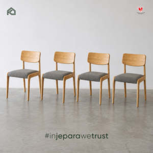 Premium Elegant Teak Wood <b>Dining</b> <b>Chair</b> Minimalist Cushioned Upholstered Home Cafe Hotel Restaurant <b>Chair</b> Indonesia - Product Image 6
