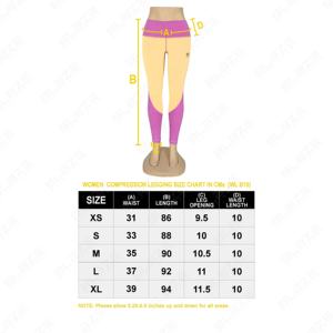 Blaze Fight Wear personalizado de cintura alta transpirable cintura elástica Yoga Leggings de talla grande de secado rápido antiestático - Product Image 6