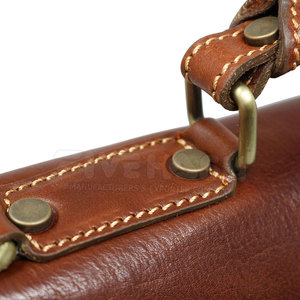 Premium Leather <b>Laptop</b> Bag Stylish Professional Design With Multiple Storage Pockets Ideal For Office Travel And <b>Work</b> Essentials - Product Image 5