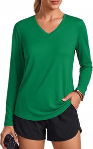 Camiseta de Yoga Reversible de Manga Larga para Mujer, Personalizable al por Mayor, Transpirable, de Secado Rápido, Ropa Deportiva, para Fitness, Ejercicio y Gimnasio - Product Image 5