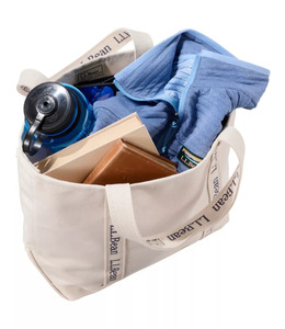 Sac fourre-tout en toile de coton bio réutilisable et écologique, personnalisé, pour courses, avec logo, export direct usine, OEM - Product Image 4
