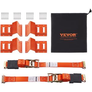 Kit di Ancoraggio per Ruote Resistenti 2'' X 96'' per Rimorchi ATV UTV da 10''-23'' con Sistema di Fissaggio a Cricchetto - Product Image 1