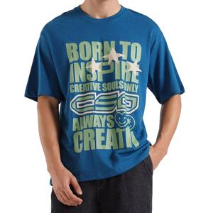 T-shirt de sérigraphie en gros T-shirt respirant de haute qualité T-shirts imprimés Vêtements décontractés t-shirt pour hommes à prix réduit - Product Image 1