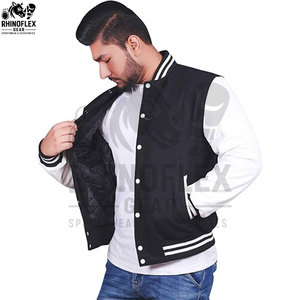New Best Quality Custom Made Adult And Youth Baseball Letterman <b>Jacket</b> Color Fleece Varsity <b>Jacket</b> For <b>Men</b> - Product Image 4