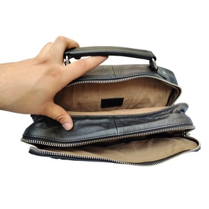 Office Genuine Leather Business <b>Laptop</b> <b>Backpack</b> Soft for Men and Women Travel Custom Logo Lightweight Large Capacity - Product Image 6