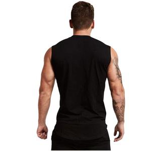 Camiseta Deportiva sin Mangas para Hombre, Transpirable, de Secado Rápido, Mezcla de Algodón, para Gimnasio y Fitness - Product Image 2