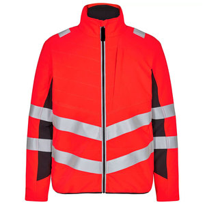 <b>High</b> <b>Visibility</b> Safety Wear Working Security <b>Jacket</b> <b>High</b> Quality <b>Softshell</b> Safety Protective Clothing <b>Jacket</b> for Construction - Product Image 3