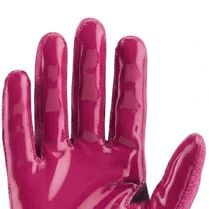 Guantes de Fútbol Americano Personalizados de Alta Calidad, Transpirables, con Pedrería, Color Rosa, para Hombre - Product Image 5