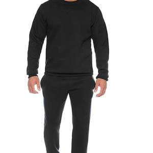 Ensembles de survêtements molletonnés deux pièces en coton épais 100 % pour hommes, coupe oversize, style streetwear hiver, vente en gros - Product Image 3