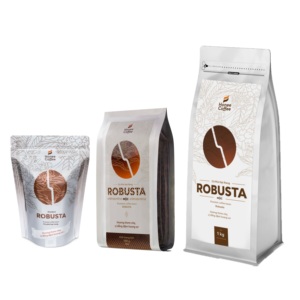 100% café en grains Robusta de qualité supérieure, torréfaction moyenne, 500g - Product Image 3