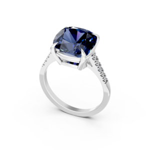 Anillo de Plata 925 con Diamante de Laboratorio para Mujer, Certificado IGI, RJC, ODM, OEM, Fabricante Ético, Venta al Por Mayor E201284 - Product Image 1