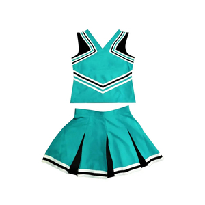 Costume de pom-pom girl de haute qualité pour adultes, uniformes de cheerleading imprimés, vêtements d'entraînement de danse, 100% polyester - Product Image 1