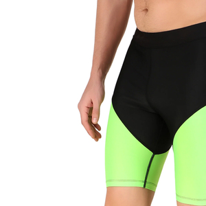 Shorts de compression en coton uni pour hommes, style urbain, matériau durable, impression numérique, taille moyenne, OEM, prix de gros - Product Image 2