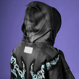 Sweat-shirts à épaules tombantes pour femme et homme, pull en tricot, style décontracté d'hiver, design oversize, sweat-shirt à capuche pour homme - Product Image 3