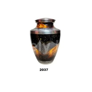 Urna Funeraria Otoñal para Cenizas de Adulto, Tamaño Mediano, Recuerdo Conmemorativo, Contenedor Decorativo con Diseño de Hojas de Otoño - Product Image 6