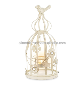Candle Holder Rustic Decorative Birdcage Pillar Candleholder Set for Candle <b>Ornaments</b> Display Vintage Chic <b>Wedding</b> Customizable - Product Image 1
