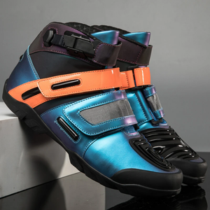 Botas Profesionales para Motocicleta, Botas de Motocross, Botas Impermeables para Motociclistas, Protección para el Tobillo, Zapatos de Moto - Product Image 5