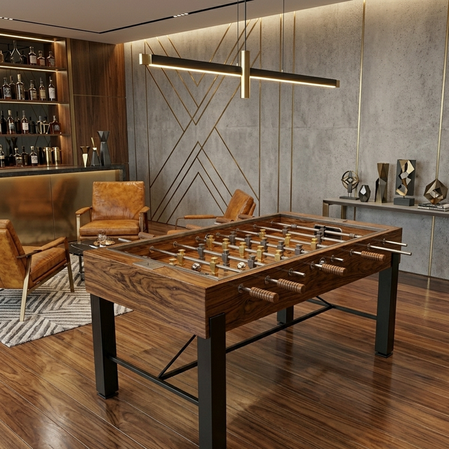 Timbo by Argmac Modern Foosball Table with Customizable Design, Sturdy Construction, Smooth Gameplay and Premium Finish for Home