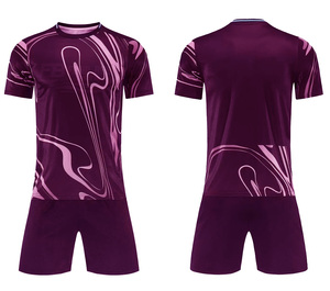 Men's Black Sublimated Soccer Jersey Set Short Sleeve Moisture Wicking Breathable Athletic Fit Customizable All Seasons 100% - Product Image 5