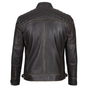 Low Price <b>Leather</b> <b>Jacket</b> Fashionable Trend High Quality Slim Fit <b>Winter</b> <b>Jacket</b> Breathable Solid Color <b>Leather</b> <b>Jacket</b> For Men - Product Image 6