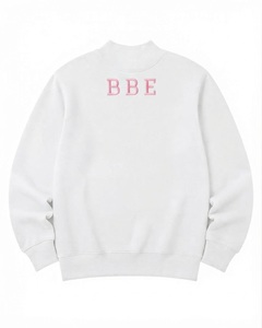 เสื้อสเวตเชิ้ตผู้หญิง คอเต่า ป้องกันริ้วรอย ปักโลโก้ด้านหน้า ตัวอักษร BBE แขนยาว ผ้าคอตตอนผสม - Product Image 3