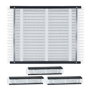 Confezione da 4 filtri HVAC AC MERV 11 da 20 x 25 x 4, filtri pieghettati elettrostatici per condizionatore d'aria con durata di 12 mesi, filtro per forno di dimensioni reali - Product Image 1