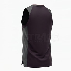เสื้อกั๊กอเมริกันแบบไม่มีแขน ระบายอากาศได้ดี สวมใส่สบาย เนื้อผ้าเรียบ แห้งเร็ว ซึมซับความชื้น เหมาะสำหรับผู้ชายในสภาพอากาศอบอุ่น กิจกรรมกลางแจ้ง - Product Image 4