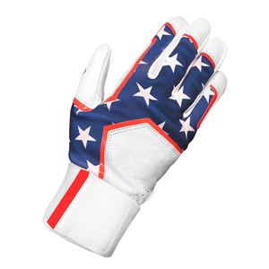 Guantes de Bateo de Béisbol y Sóftbol de Última Generación, Servicio OEM, Guantes de Bateo de Béisbol de Cuero Genuino con Puño Largo - Product Image 6