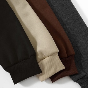 Sweat-shirts à capuche épais en molleton 100 % coton pour hommes, avec logo personnalisé imprimé, épaules tombantes et flocage - Product Image 4