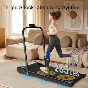 Portable 2-in-1 Desk Treadmill with LED Display and Remote Control <b>Walking</b> Jogging <b>Machine</b> for Home Use - Product Image 6