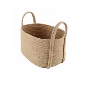 Premium Jute <b>Storage</b> <b>Basket</b> – Durable Handmade Natural Fiber Organizer for Living Room, Bedroom and Home Decor - Product Image 1