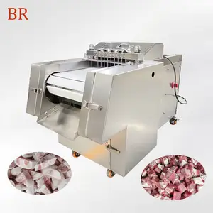 Frozen meat cutting machine meat flaker mutton chicken meat cube cutting machine