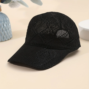 1pc Sporty Waterproof Unisex Breathable Mesh Large Square Baseball Cap <b>Summer</b> Duckbill Cap - Product Image 4