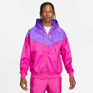 Veste coupe-vent pour homme avec capuche et fermeture éclair, design personnalisé par sublimation, imperméable et tendance - Product Image 1
