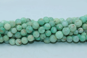 Cuentas de Crisoprasa Verde Natural, Redondas y Lisas, de 7-8 mm, Piedras Preciosas Sueltas, Hilo de 13 Pulgadas, Peso Personalizable para la Fabricación de Joyas - Product Image 5
