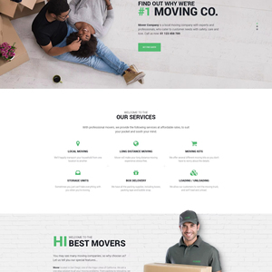 Desarrollo de Sitios Web para RoyalCraft Moving Company con Estimador de Costos, Generación de Cuentas de Visitas, Solicitudes de Reserva, Diseño Responsivo y SEO - Product Image 1