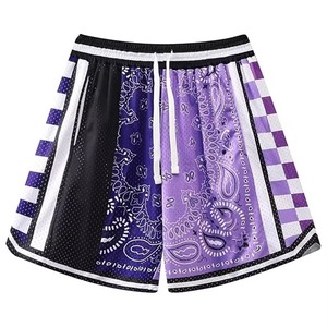 Custom Basketball High Street Hip-Hop Shorts OEM Customized Mesh Basketball Shorts Men's Gym Shorts Athletic - Product Image 4